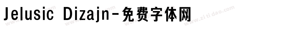 Jelusic Dizajn字体转换